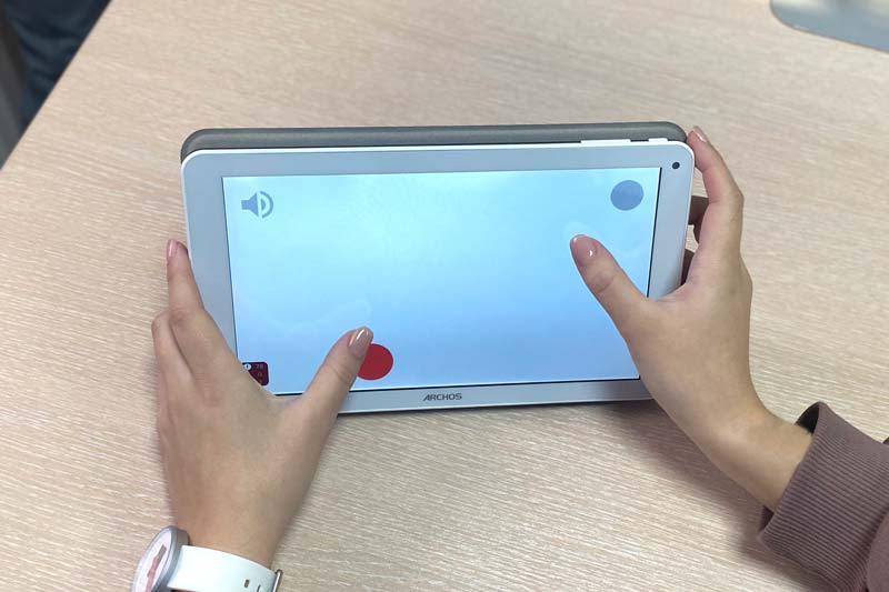 Test psychotechnique de mesure des réflexes à marolles,Marne